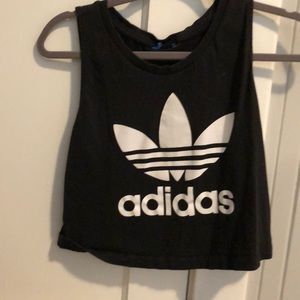 Adidas black tank top